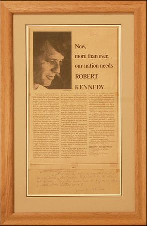 Lot #340 Robert F. Kennedy - Image 1