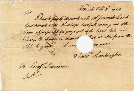 Lot #22 Samuel Huntington