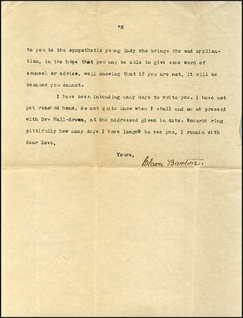 Lot #233 Clara Barton - Image 1