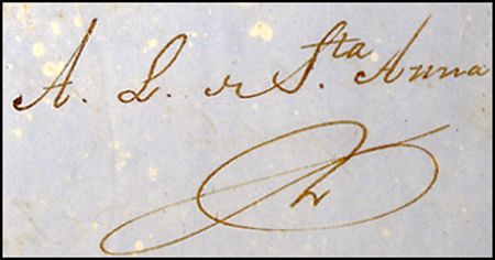 Lot #607 Antonio Lopez de Santa Anna - Image 1