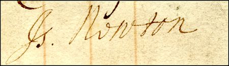 Lot #383 Isaac Newton - Image 1