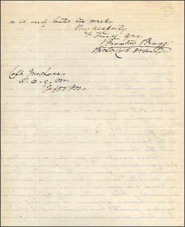 Lot #477 Braxton Bragg - Image 1