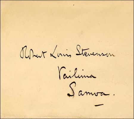 Lot #802 Robert Louis Stevenson - Image 1