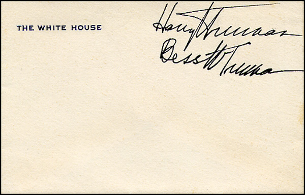 Lot 101 Harry S. Truman