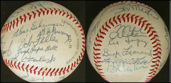 Lot 2286  Baseball Hall Of Famers