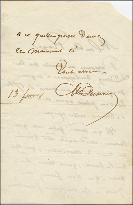 Lot 857 Alexander Dumas (pere)