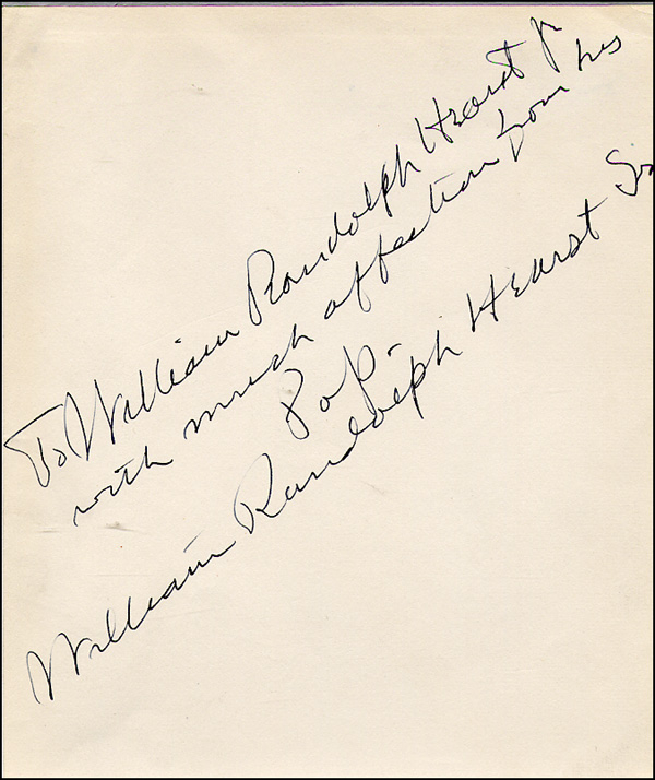 Lot 297 William Randolph Hearst
