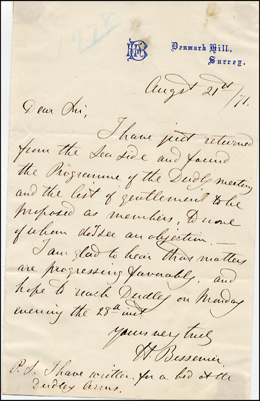 Lot 164 Henry Bessemer
