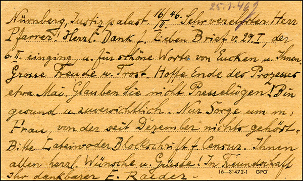 Lot 710 Erich Raeder