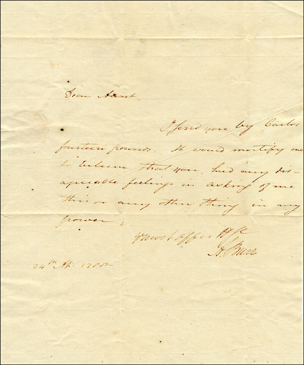 Lot 177 Aaron Burr