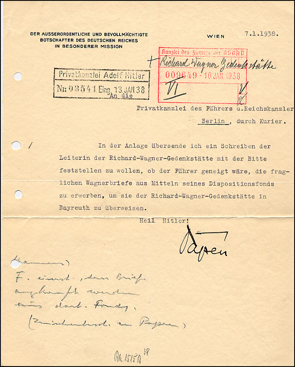 Lot 698 Franz von Papen