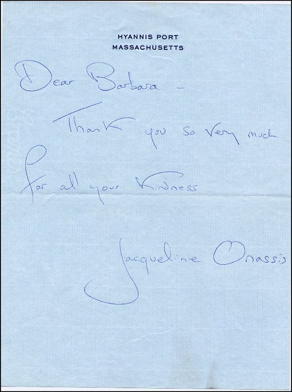 Lot 61 Jacqueline Kennedy