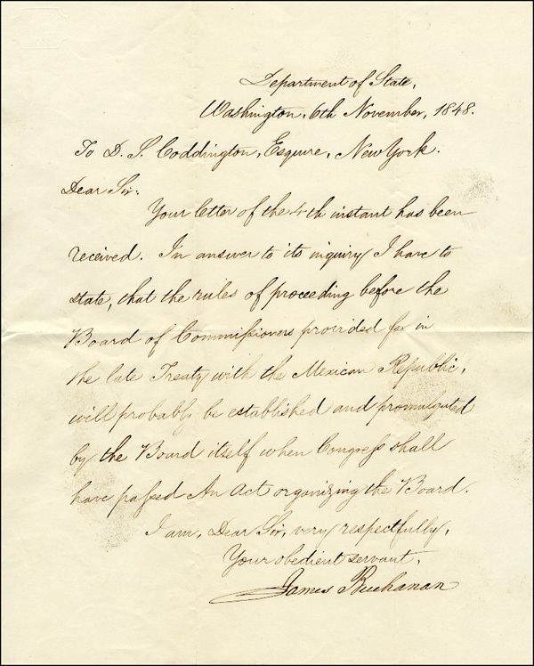 Lot 7 James Buchanan