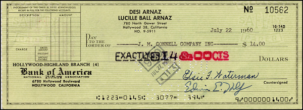 Lot 1348 Lucille Ball and Desi Arnaz