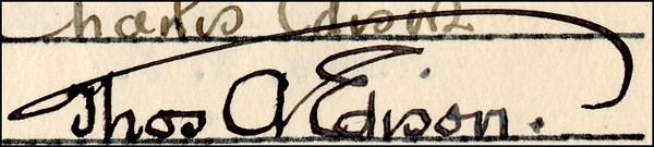 Lot 227 Thomas Edison