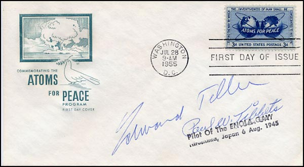 Lot 759 Paul Tibbetts and Edward Teller