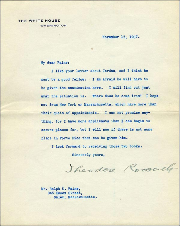 Lot 94 Theodore Roosevelt