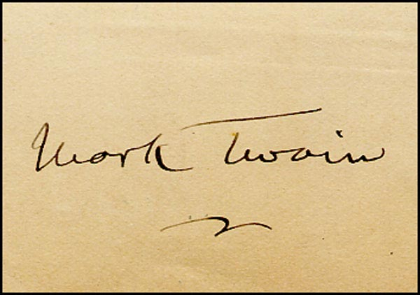 Lot 842 Samuel L. Clemens