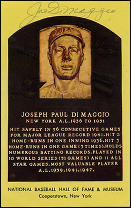 Lot 2313 Joe DiMaggio