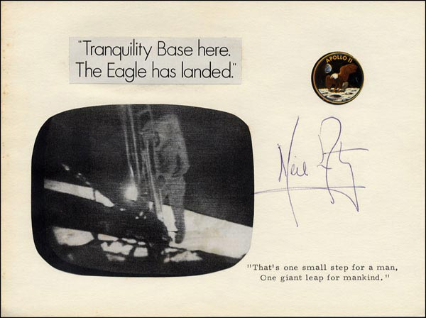 Lot 784 Neil Armstrong