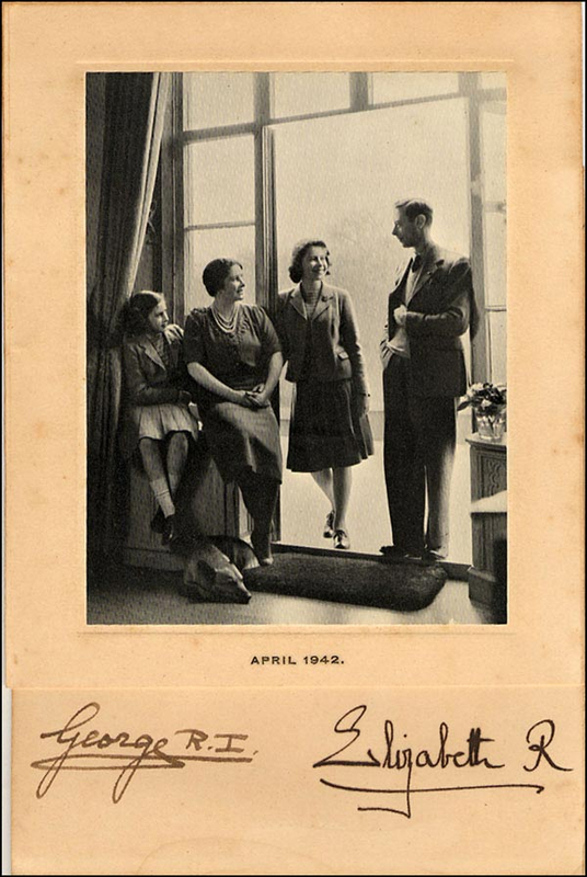 Lot 272  George VI & Elizabeth