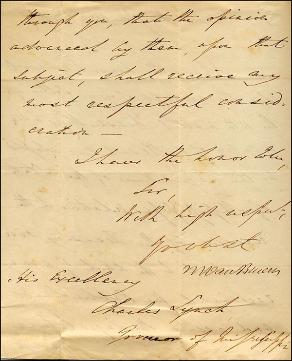Lot 118 Martin Van Buren