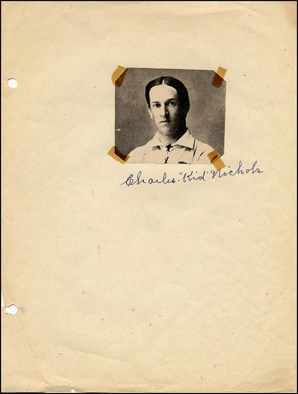 Lot 2396 Charles “Kid” Nichols