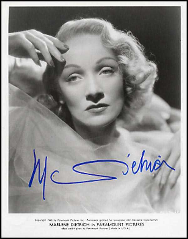 Lot 1532 Marlene Dietrich