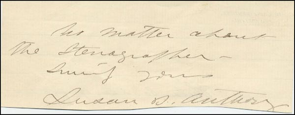 Lot 141 Susan B. Anthony