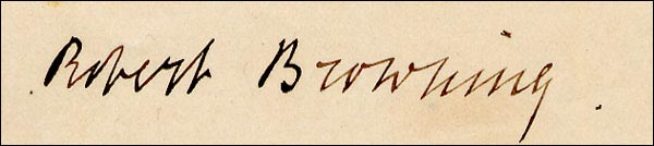 Lot 827 Robert Browning