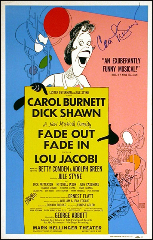 Lot 1427 Carol Burnett and Hirschfeld