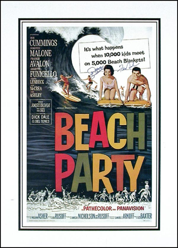 Lot 1331 Frankie Avalon and Annette Funicello