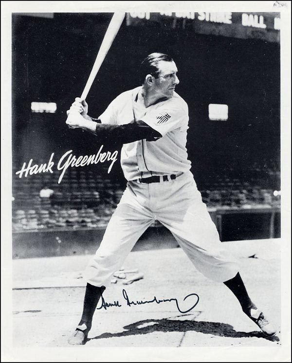 Lot 2337 Hank Greenberg