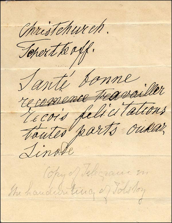 Lot 926 Leo Tolstoy
