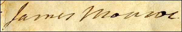 Lot 74 James Monroe