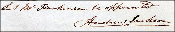 Lot 54 Andrew Jackson