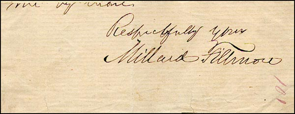 Lot 33 Millard Fillmore