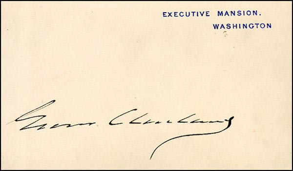 Lot 23 Grover Cleveland