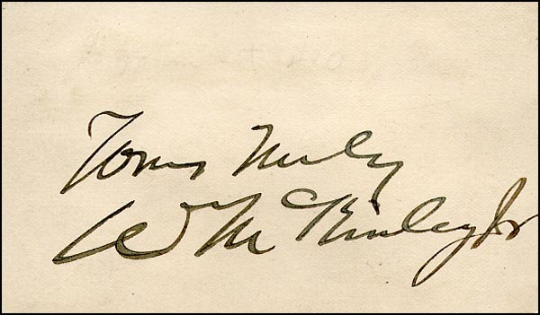 Lot 73 William McKinley