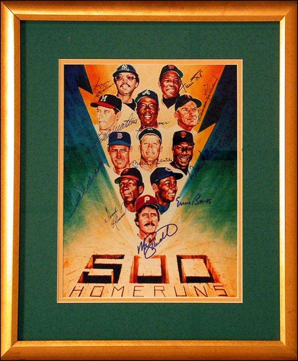 Lot 2277  Baseball: 500 Home Run Club