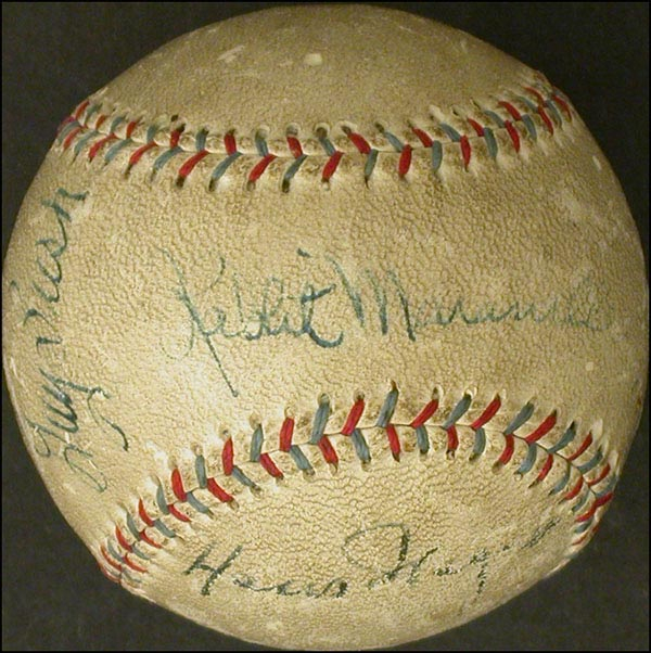 Lot 2449 Honus Wagner, Rabbit Maranville, and Others