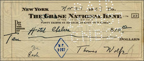 Lot 942 Thomas Wolfe
