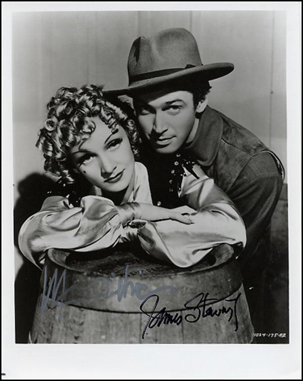 Lot 2134 James Stewart and Marlene Dietrich