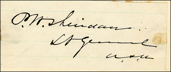 Lot 743 Philip H. Sheridan