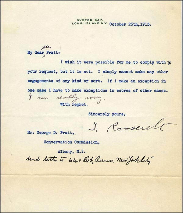 Lot 95 Theodore Roosevelt