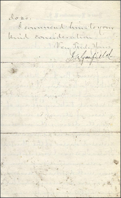 Lot 41 James A. Garfield