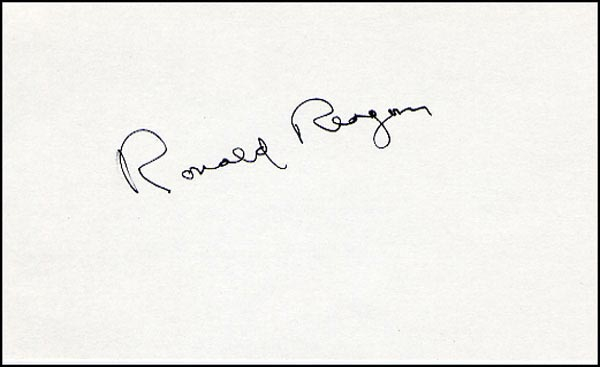 Lot 86 Ronald and Nancy Reagan