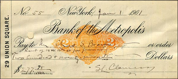 Lot 844 Samuel L. Clemens