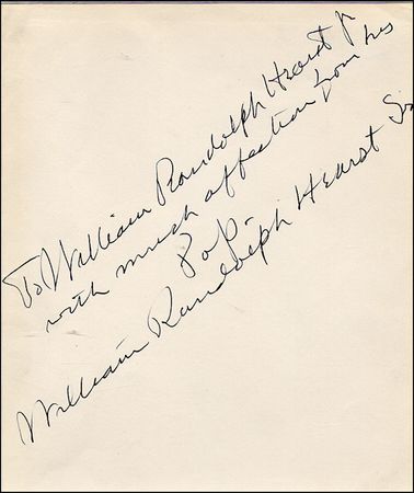 Lot #297 William Randolph Hearst - Image 1