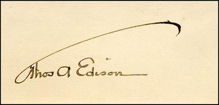 Lot #225 Thomas Edison - Image 1